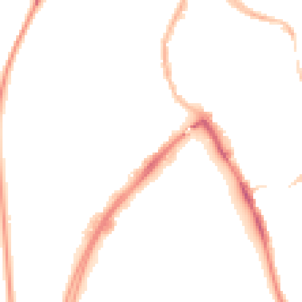Night-time road noise heatmap for NR31 0JA