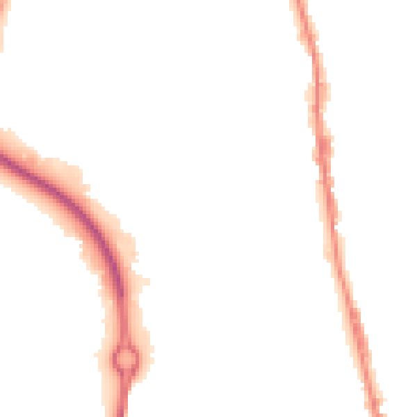 Night-time road noise heatmap for NR31 0JT