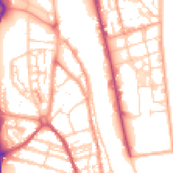 Daytime road noise heatmap for NR31 0PD