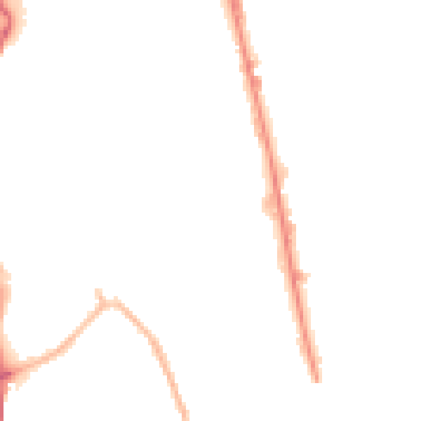 Night-time road noise heatmap for NR31 0PD