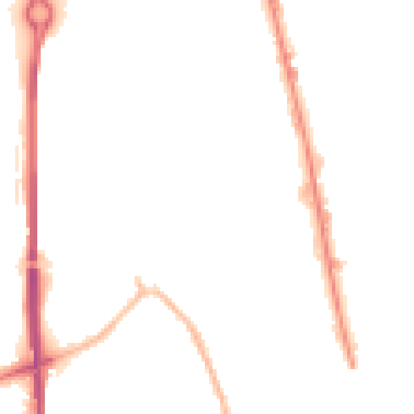 Night-time road noise heatmap for NR31 0PF