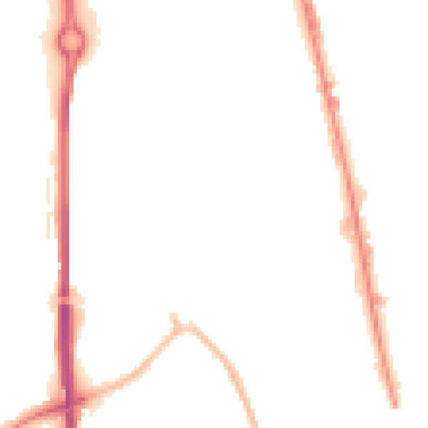 Night-time road noise heatmap for NR31 0PW