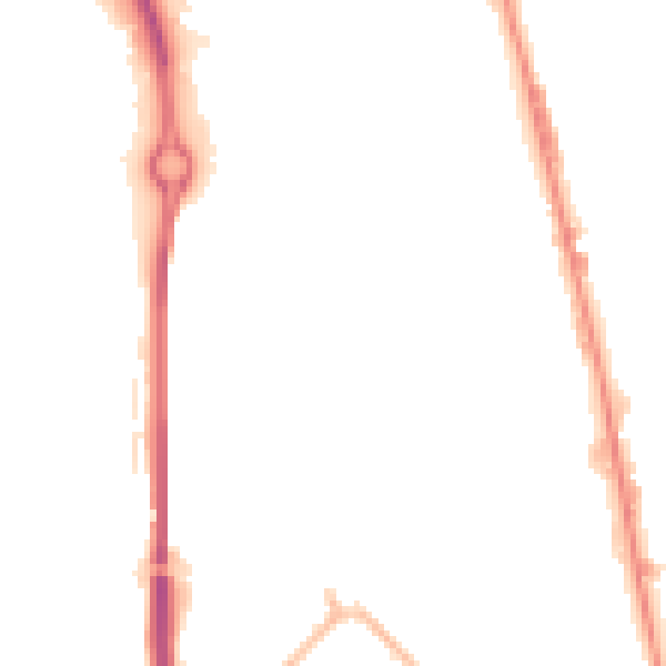 Night-time road noise heatmap for NR31 0QQ