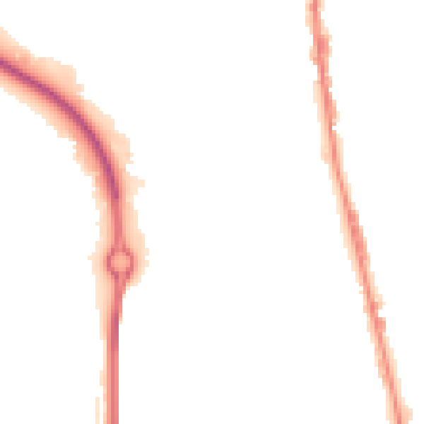 Night-time road noise heatmap for NR31 0QU