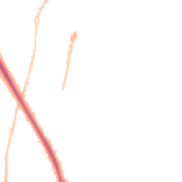 Night-time road noise heatmap for NR31 6BE