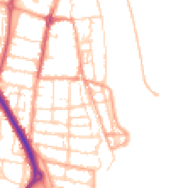 Daytime road noise heatmap for NR31 6BH