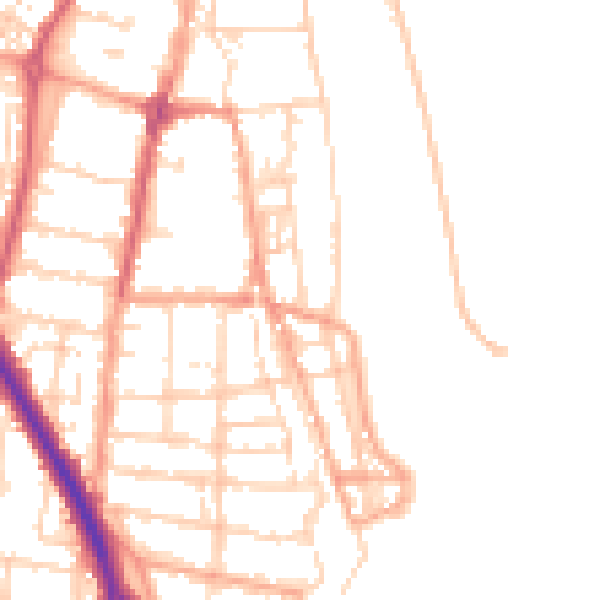 Daytime road noise heatmap for NR31 6DA