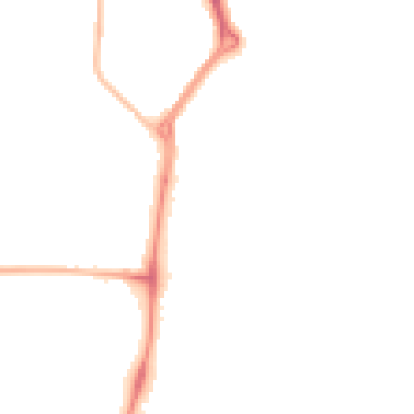 Night-time road noise heatmap for NR31 6DB