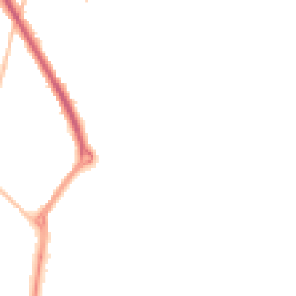Night-time road noise heatmap for NR31 6DL