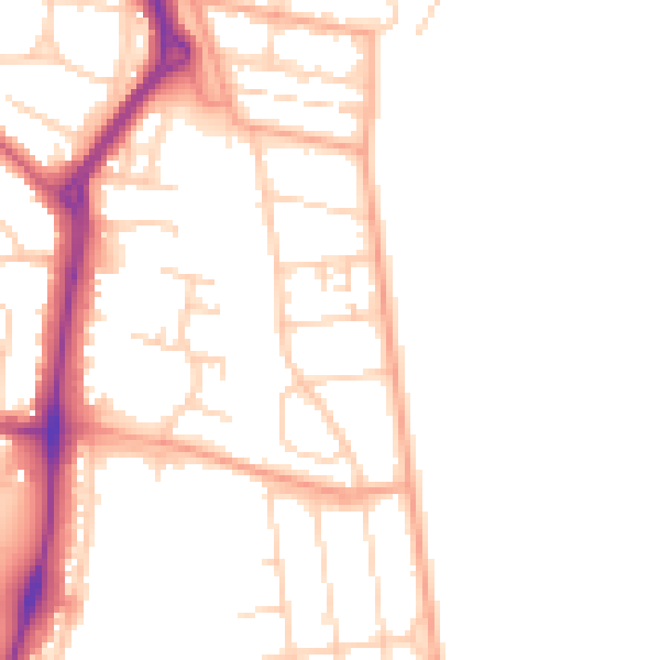 Daytime road noise heatmap for NR31 6EE