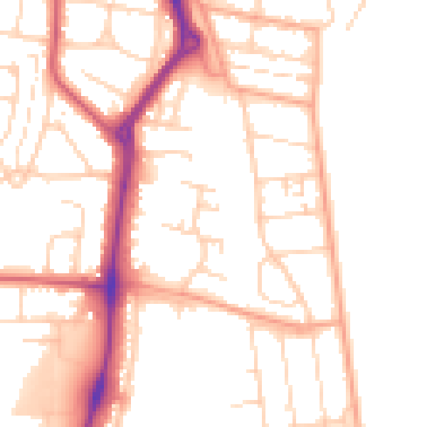 Daytime road noise heatmap for NR31 6EU