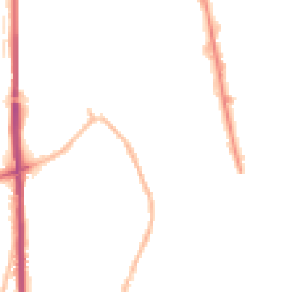 Night-time road noise heatmap for NR31 6GA