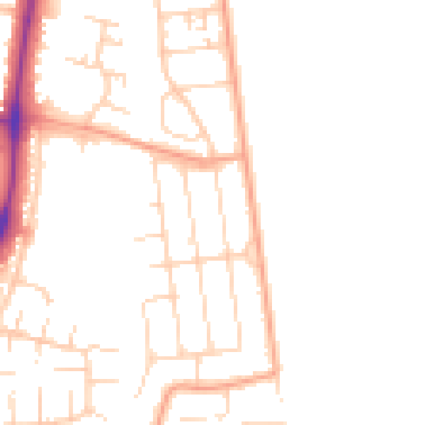 Daytime road noise heatmap for NR31 6HG