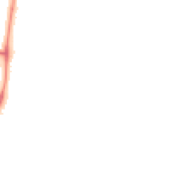 Night-time road noise heatmap for NR31 6HG