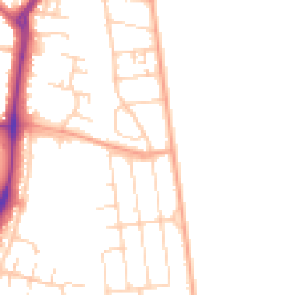 Daytime road noise heatmap for NR31 6HQ