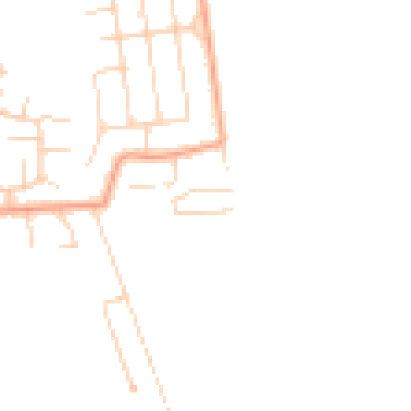 Daytime road noise heatmap for NR31 6JY