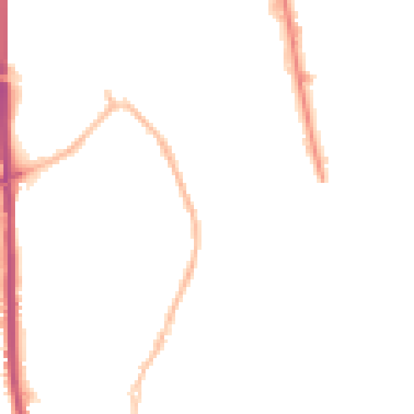 Night-time road noise heatmap for NR31 6NL