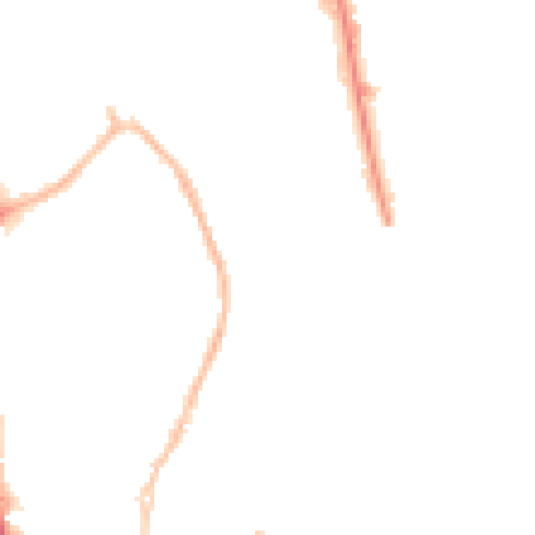 Night-time road noise heatmap for NR31 6NQ