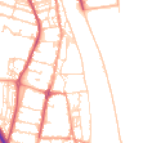 Daytime road noise heatmap for NR31 6PY