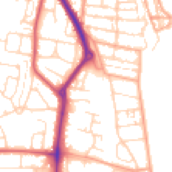 Daytime road noise heatmap for NR31 6ST