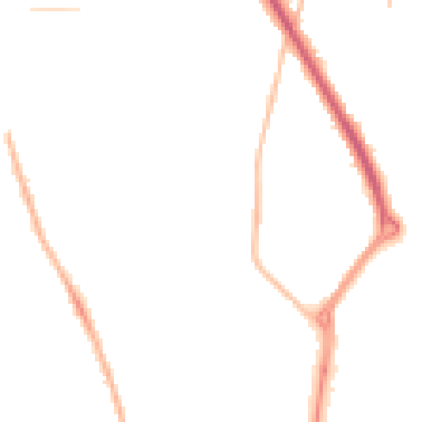 Night-time road noise heatmap for NR31 7LU