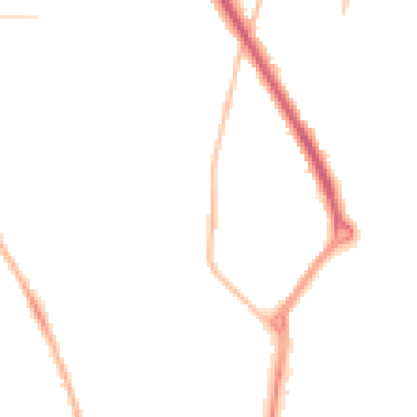 Night-time road noise heatmap for NR31 7PN