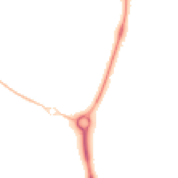 Night-time road noise heatmap for NR31 7RE