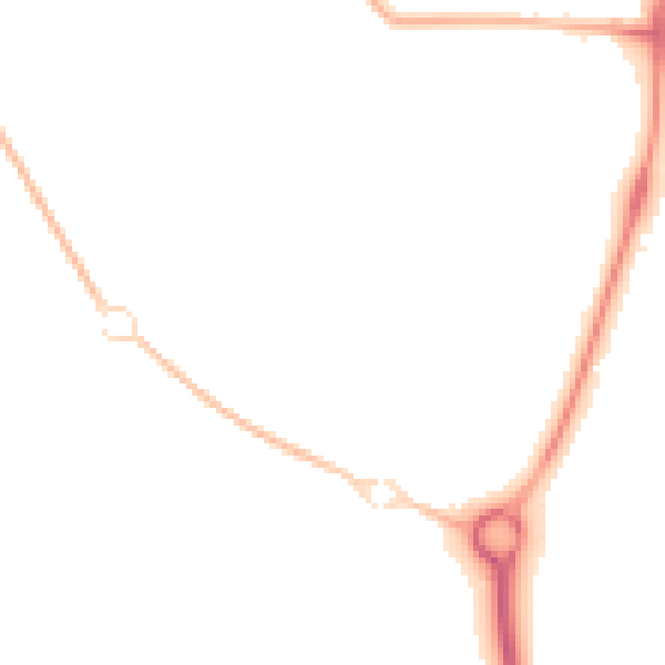 Night-time road noise heatmap for NR31 7RF
