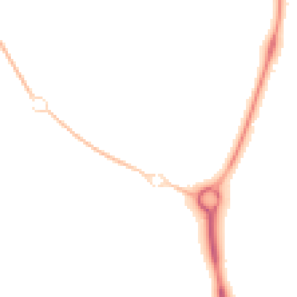 Night-time road noise heatmap for NR31 7RH