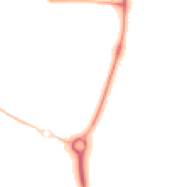 Night-time road noise heatmap for NR31 7RN