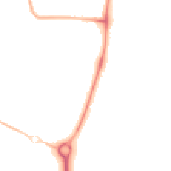 Night-time road noise heatmap for NR31 7RS