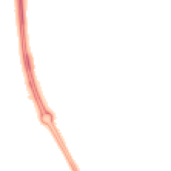 Night-time road noise heatmap for NR31 9BL