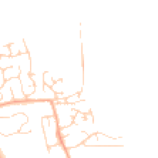 Daytime road noise heatmap for NR31 9BN