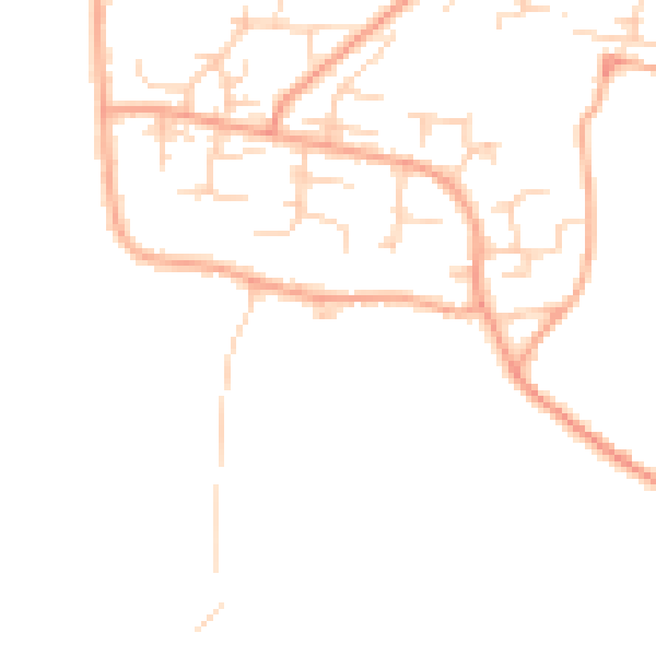 Daytime road noise heatmap for NR31 9EE