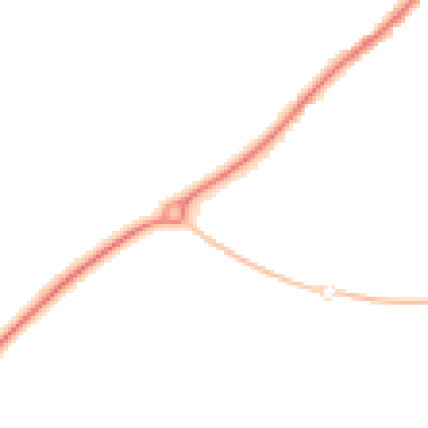 Night-time road noise heatmap for NR31 9FR