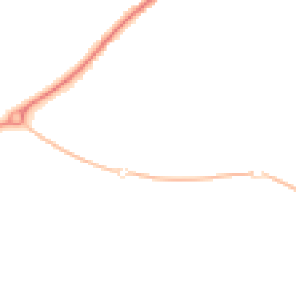 Night-time road noise heatmap for NR31 9FT