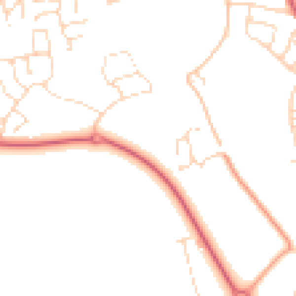Daytime road noise heatmap for NR31 9GU