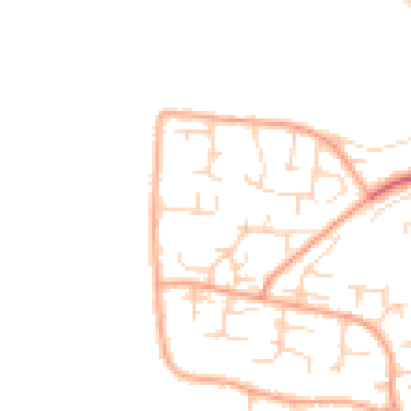 Daytime road noise heatmap for NR31 9NP