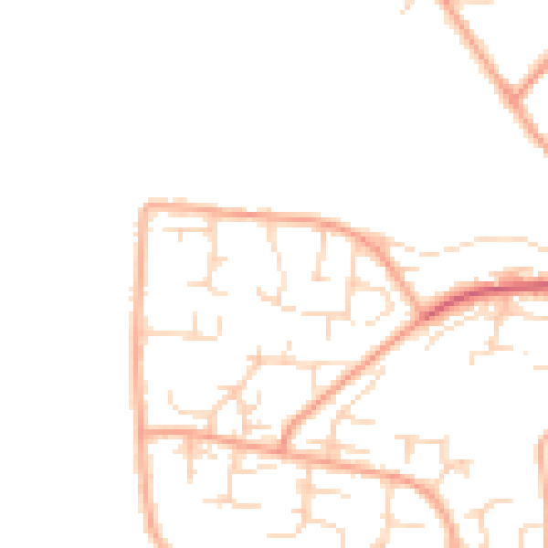 Daytime road noise heatmap for NR31 9NU