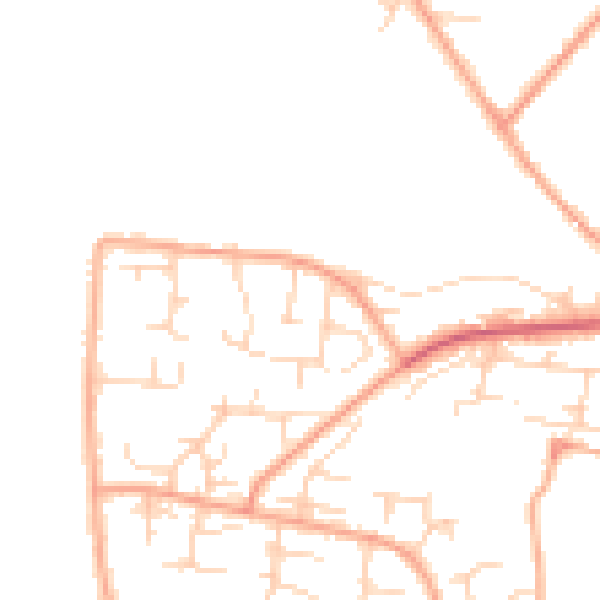 Daytime road noise heatmap for NR31 9NX