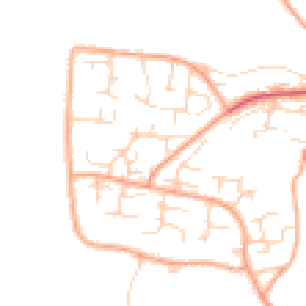 Daytime road noise heatmap for NR31 9PG