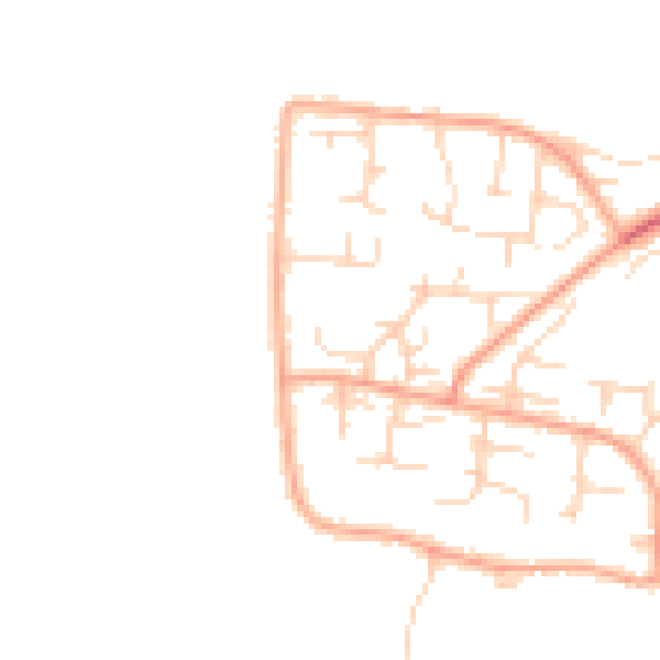 Daytime road noise heatmap for NR31 9PP