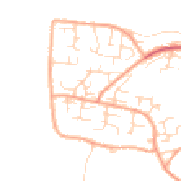 Daytime road noise heatmap for NR31 9PQ