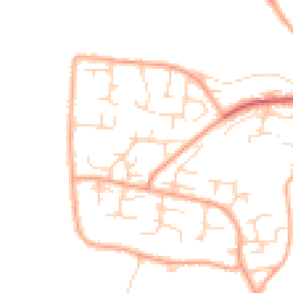 Daytime road noise heatmap for NR31 9PR