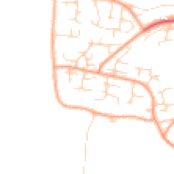 Daytime road noise heatmap for NR31 9QY