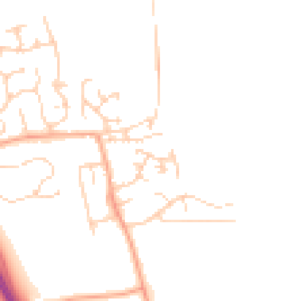 Daytime road noise heatmap for NR31 9RY