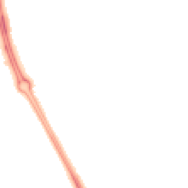 Night-time road noise heatmap for NR31 9TN