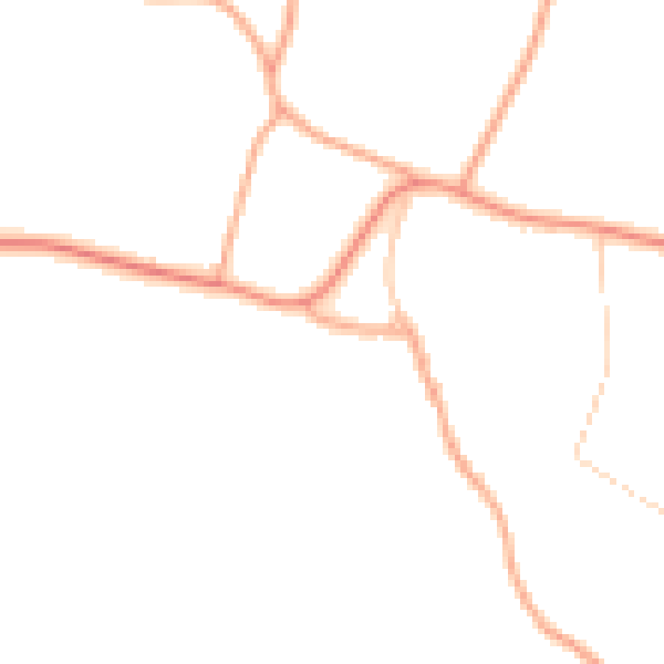 Daytime road noise heatmap for NR34 0AN