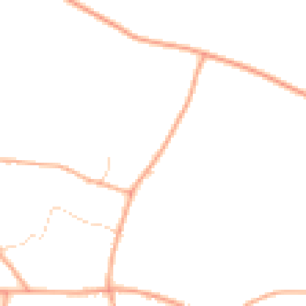 Daytime road noise heatmap for NR34 0AX