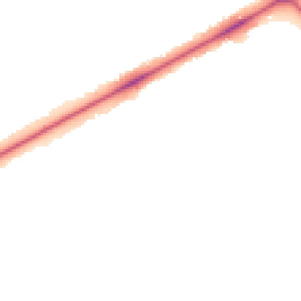 Night-time road noise heatmap for NR4 6AG